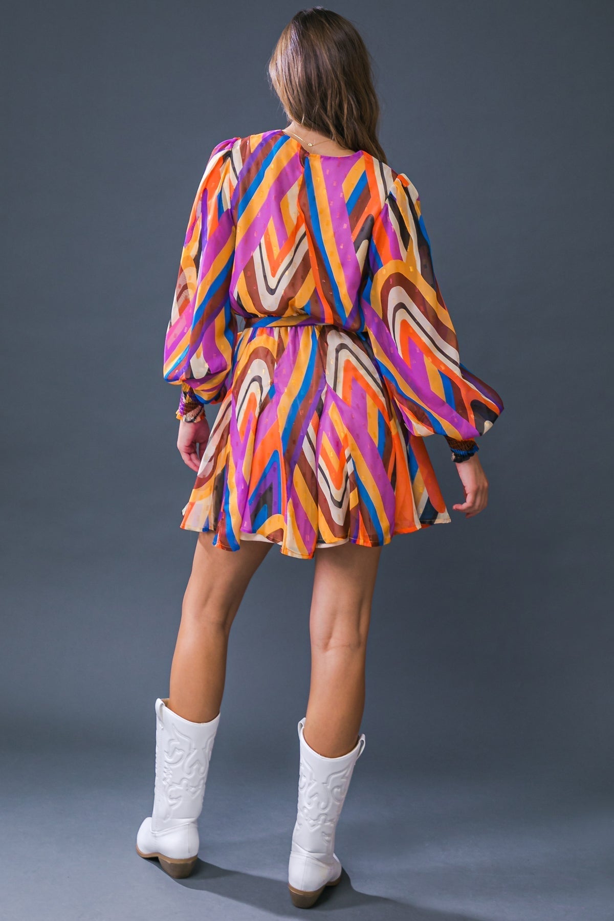 PALOMA PARTY WOVEN MINI DRESS Flying Tomato